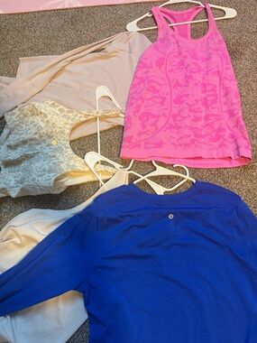 lululemon athletica Pink Racerback Tank Top BUNDLE*** YOU GET ALL FOR CHEAP!!!!!